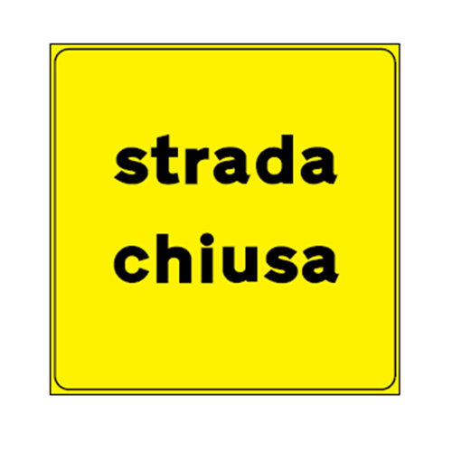Chiusura strada